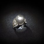 Volcano Pearl Diamond Ring