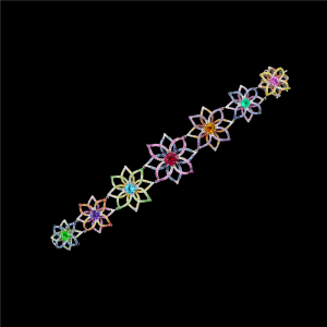 Multi Colored Spider Bracelet