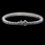 Medium Blue Sapphire Flumine Bracelet