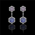 Lily Pad Drop Earrings