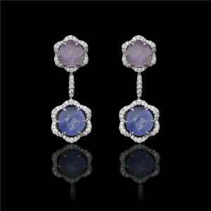 Lily Pad Drop Earrings