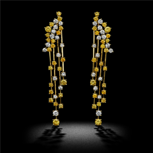 Golden Lightning Earrings