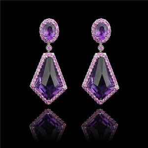 Amethyst Drop Earrings