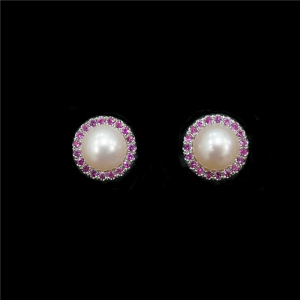 Pearly Buttonaire Earrings