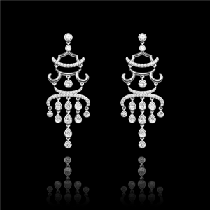 Temple  Chandelier Earrings