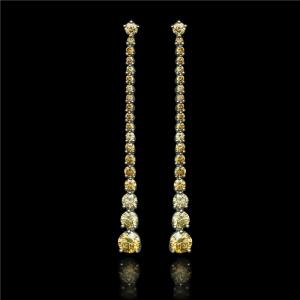 Vapour Brown Diamond Earrings