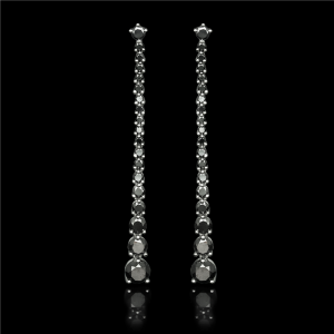 Vapour Black Diamond Earrings