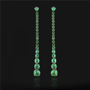 Vapour Emerald Earrings