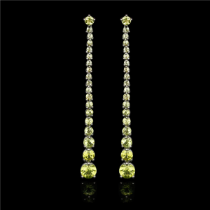 Vapour Peridot Earrings