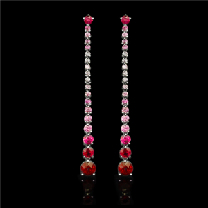 Vapour Pink Sapphire Earrings