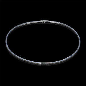 Blue Sapphire Flumine Necklace