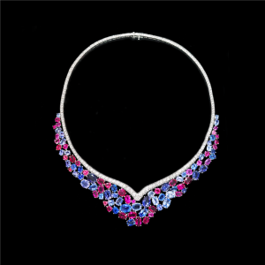 Blue Sparrow Rain bird  Necklace