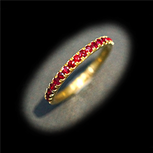 Ruby Eternity Ring
