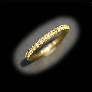 Yellow Sapphire Eternity Ring