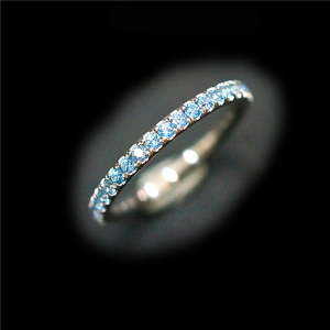 Topaz Eternity Ring