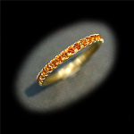 Citrine Eternity Ring