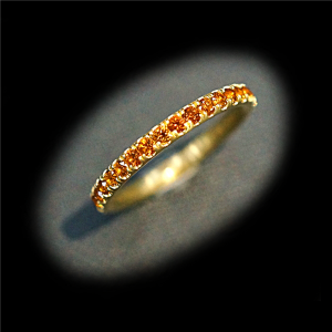 Citrine Eternity Ring