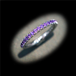 Amethyst Eternity Ring