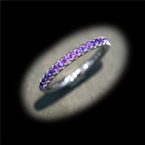 Amethyst Eternity Ring