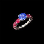 Sapphirus Rubinus  Band RIng