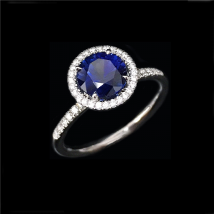Sapphirus Halo Ring