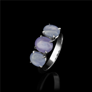 Trio Star Sapphire Ring