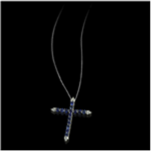Sapphire and Diamond Pendant