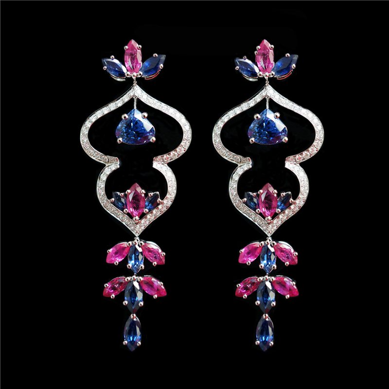 Open Spades Earrings