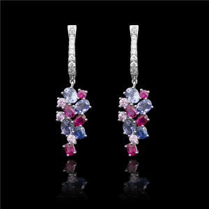 Multi Color Sky Icicles Clip