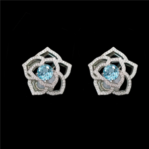 Topazius Foglia Earrings