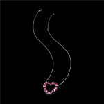 Ruby and Diamond Cor Pendant