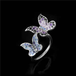 Doppio Farfalla Nell'aria Ring