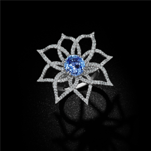 Sapphire Petals Ring