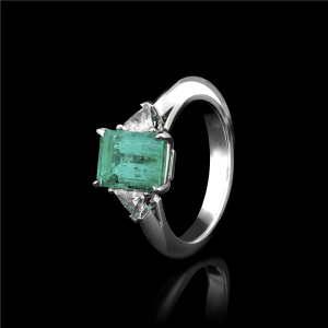 Esmeralda Brilliance 4.80 CTW Platinum Rings