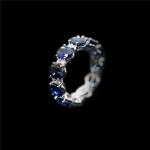Eterno Wedding Platinum Rings