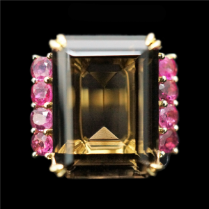 Smoky Tower Ring